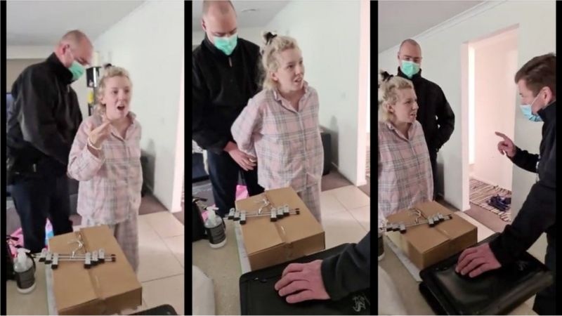 Tranh cai vu canh sat bat co gai Australia vi chong phong toa hinh anh