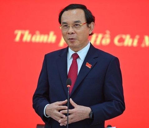 Bi thu TP.HCM tiep chu tich Quoc hoi Han Quoc hinh anh