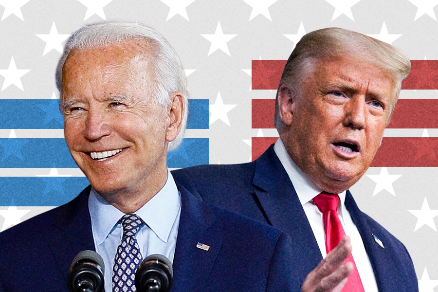 Sau ngay bau cu, ong Trump va Biden song 'hai the gioi song song' hinh anh