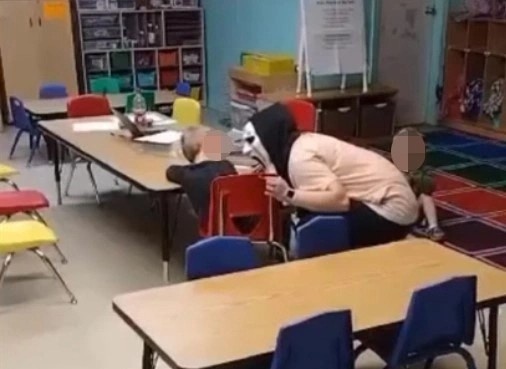 Giao vien o My bi dieu tra vi deo mat na ma doa tre hinh anh