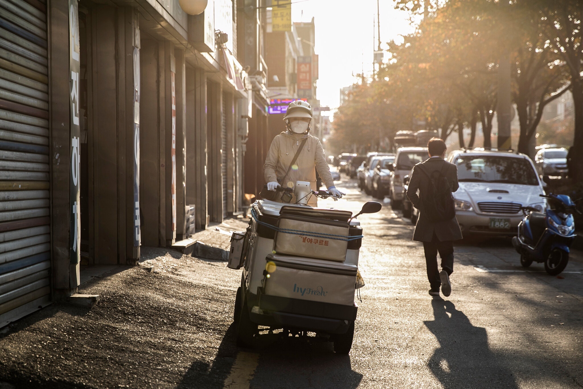 yakult ajumma nghe rieng cho phu nu Han Quoc anh 1
