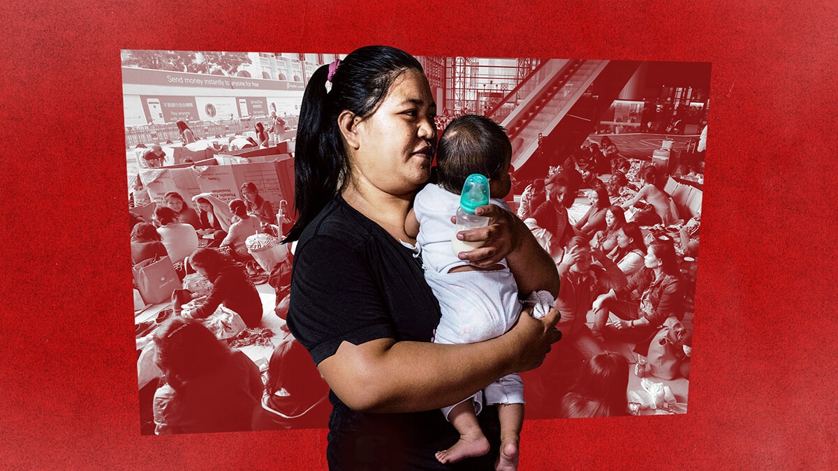 Manh doi nhung dua tre Philippines co bo me xuat khau lao dong hinh anh