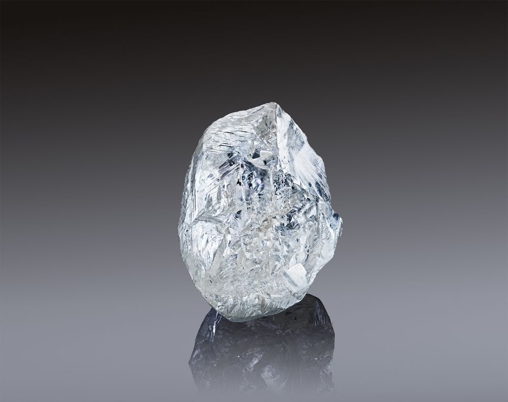 Dau gia vien kim cuong 242 carat, to bang qua bong ban hinh anh