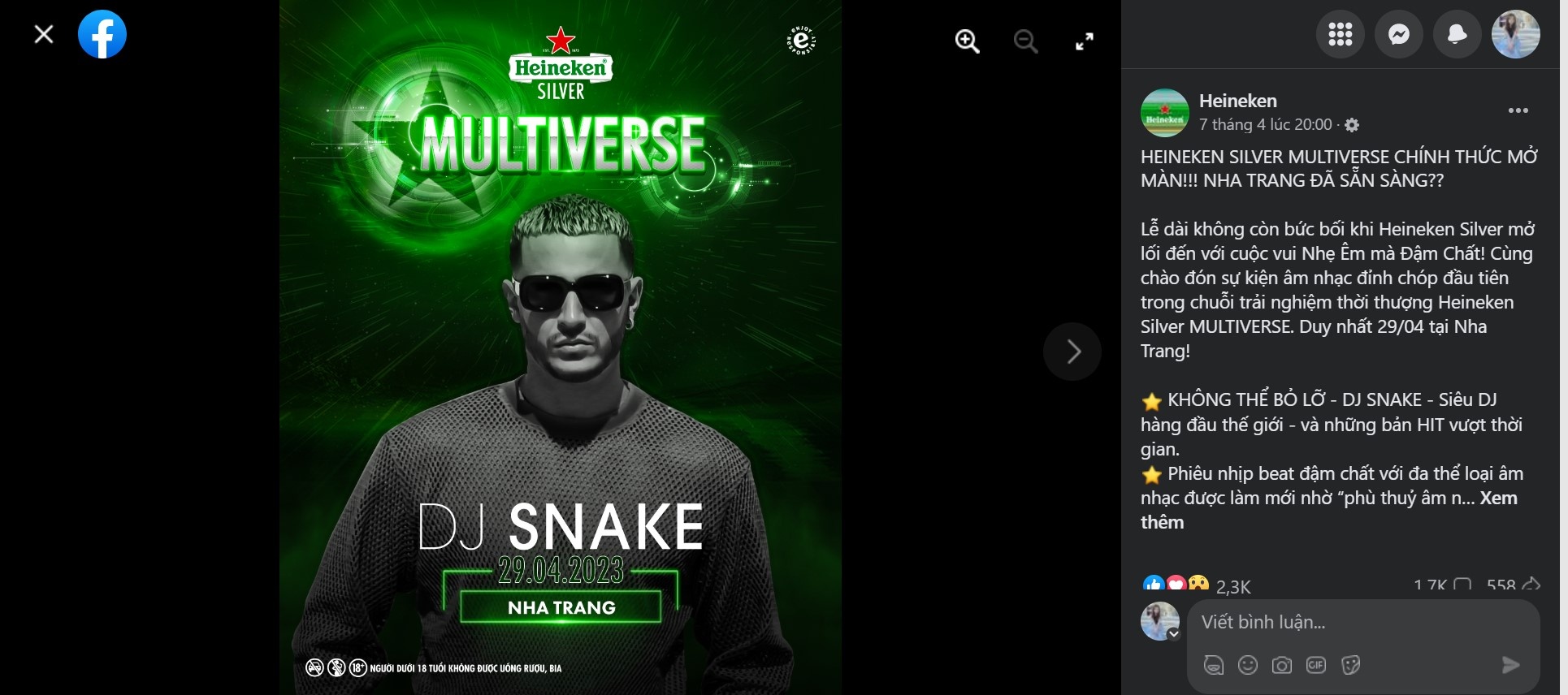 Heineken Silver Multiverse anh 1