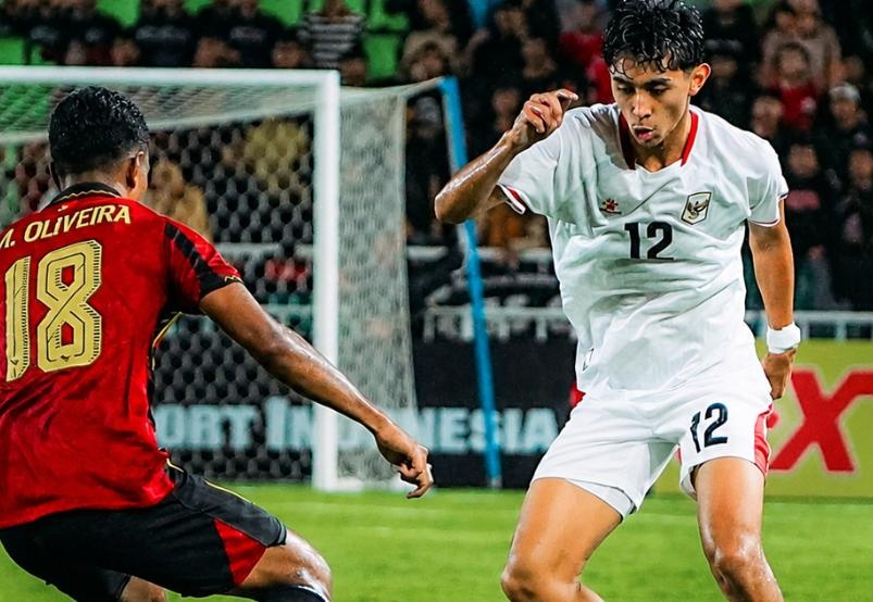 U19 Indonesia de dang de bep U19 Timor Leste hinh anh
