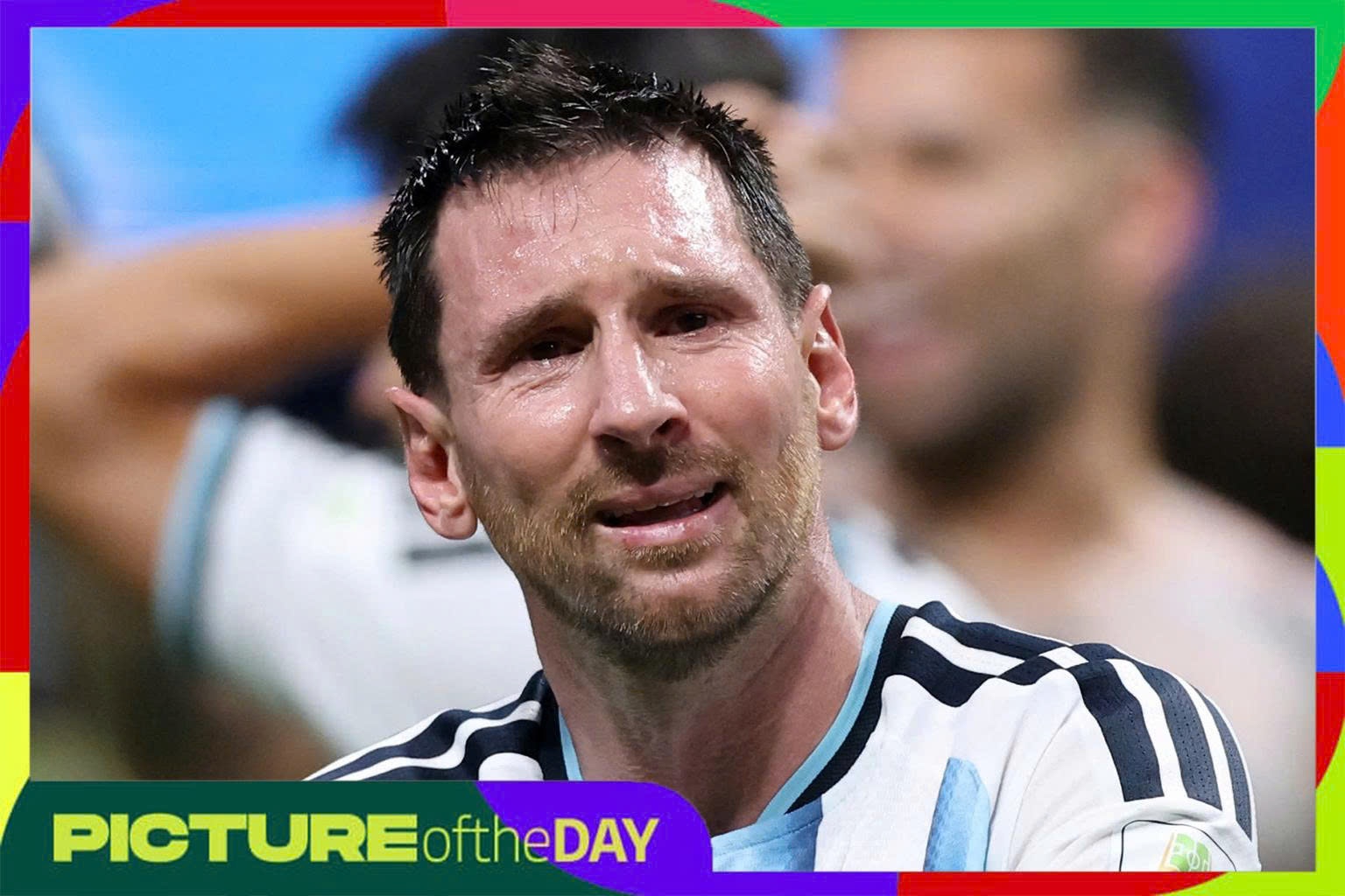 Khoanh khac World Cup: Nuoc mat Messi hinh anh