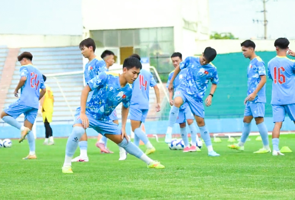 U20 Việt Nam bước vào bài kiểm tra châu lục tại Việt Trì