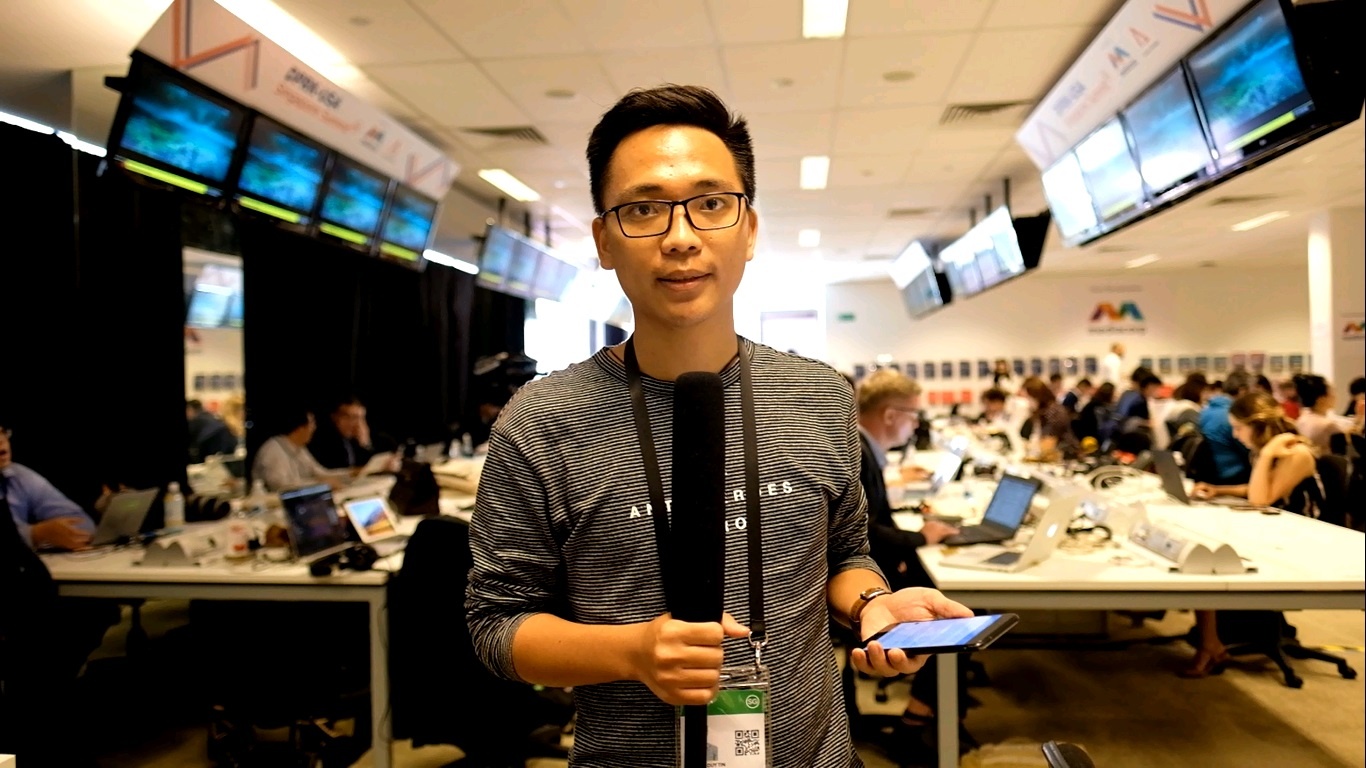 Phong vien quoc te lac quan ve cai bat tay cua Trump - Kim hinh anh