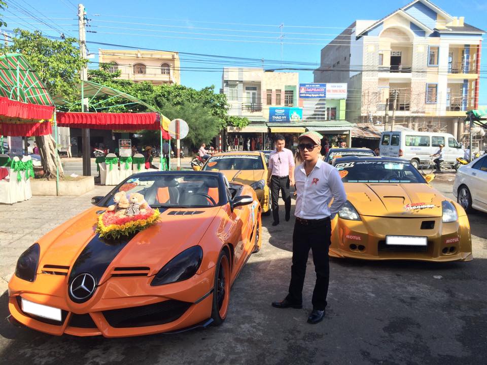 Dan xe do trong dam cuoi o que huong cong tu Bac Lieu hinh anh