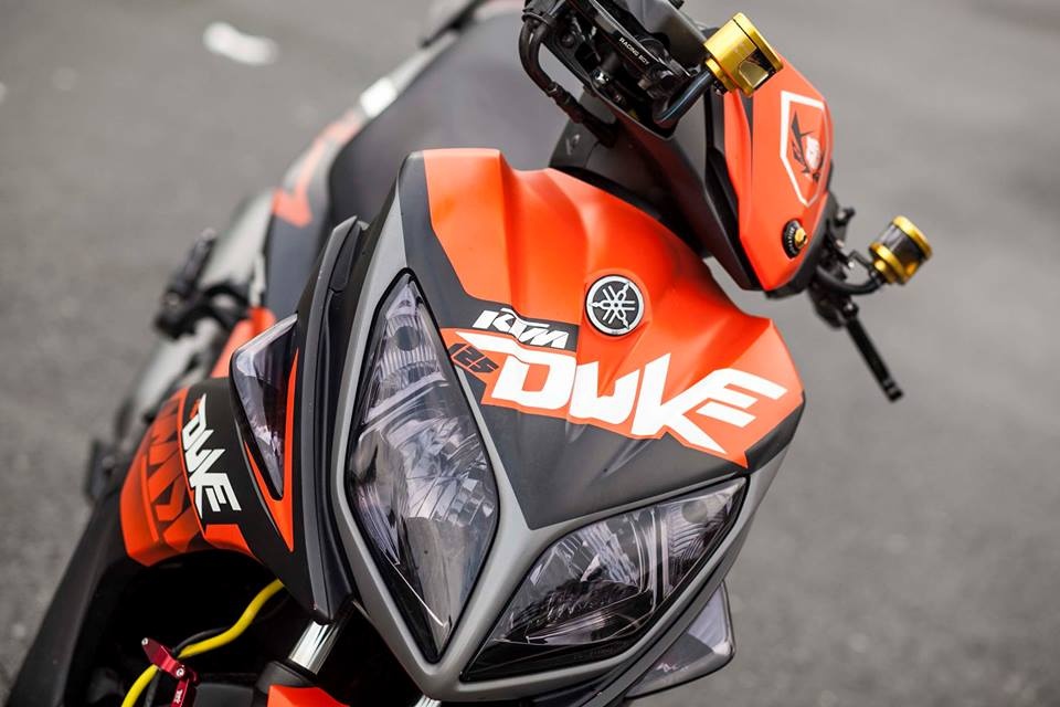 Nouvo LX phong cach KTM do trong 3 nam cua biker Sai thanh hinh anh