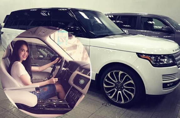 Ngoc Trinh khoe Land Rover moi tau gia hon 8 ty dong hinh anh