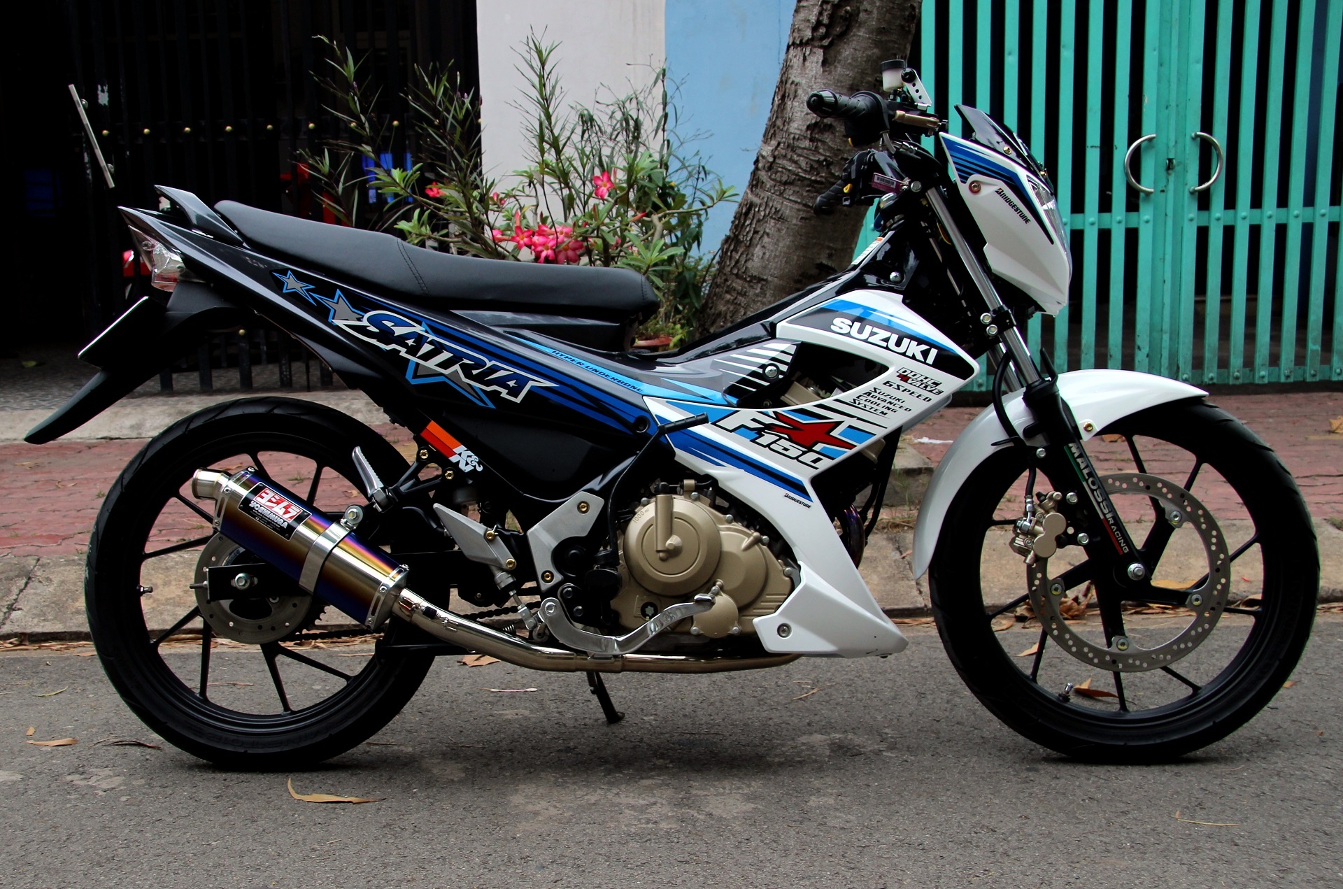 Bien Suzuki Raider noi thanh Satria nhap khau hinh anh