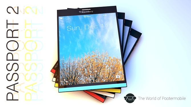 Concept BlackBerry Passport 2 voi man hinh toan cam ung hinh anh