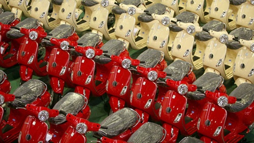 Thi truong xe may Viet Nam nam 2014 tiep tuc giam 3% hinh anh