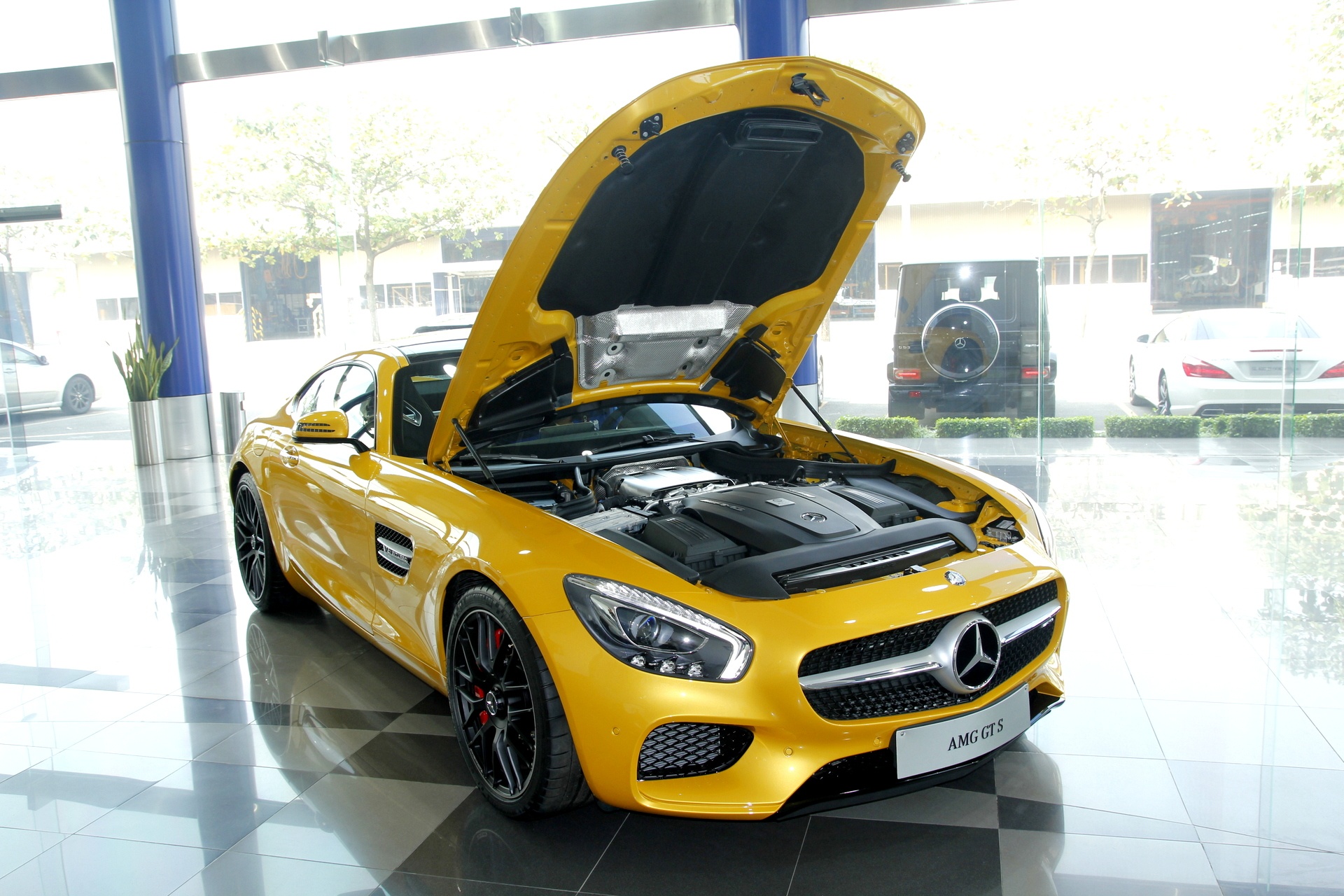 Anh chi tiet sieu xe Mercedes GT S hon 8 ty tai Viet Nam hinh anh