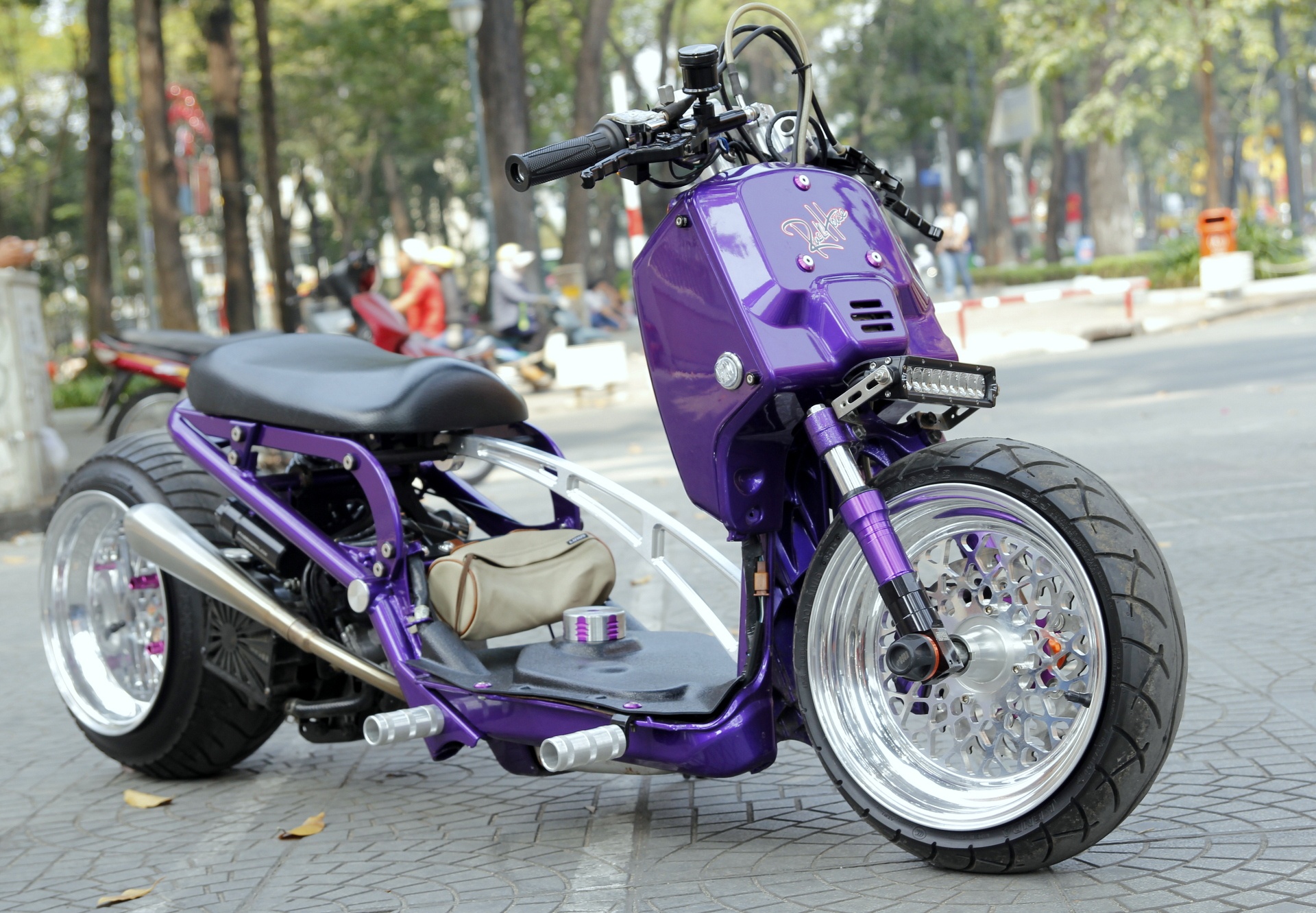 Honda Zoomer do phong cach My doc nhat Viet Nam hinh anh