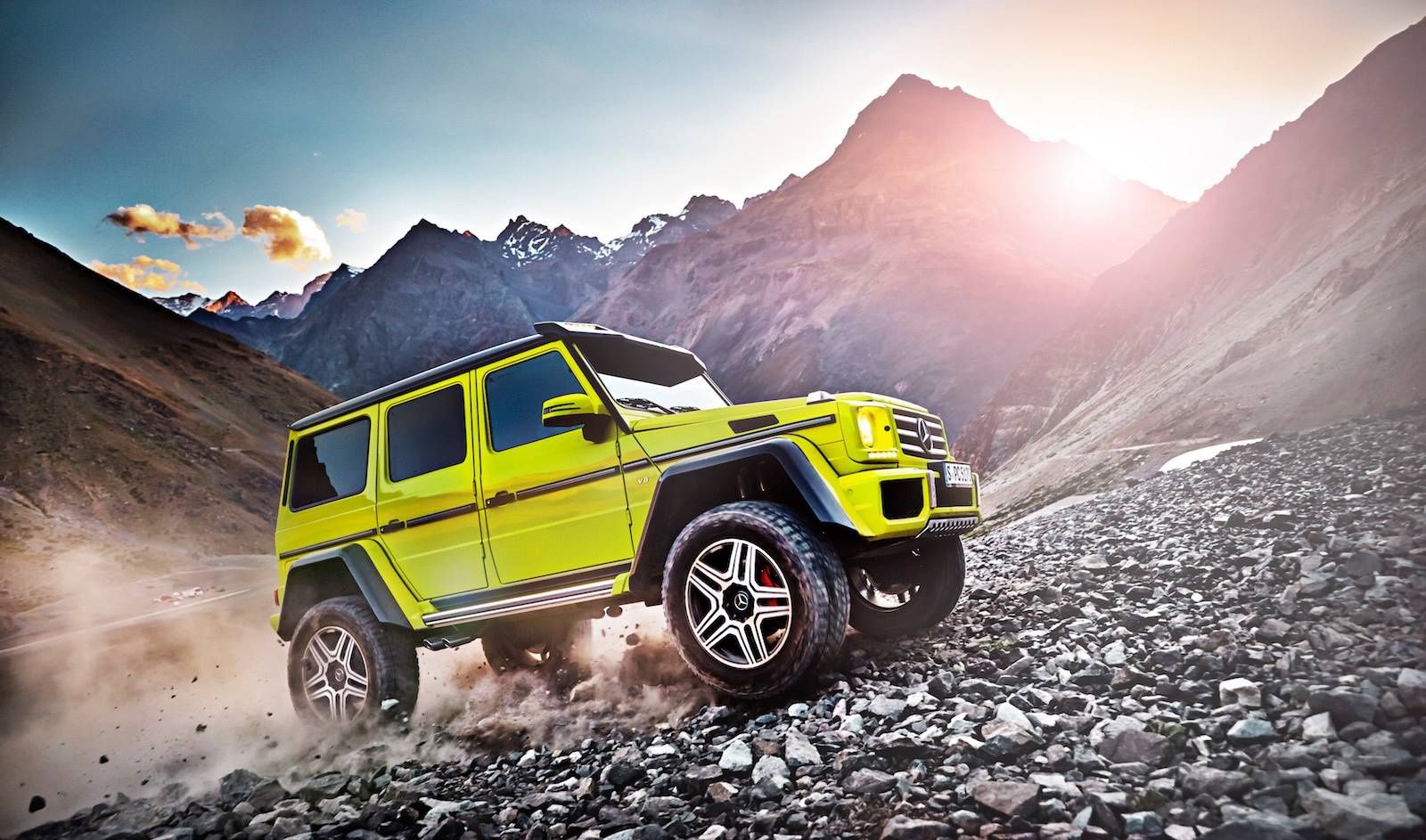 Anh dau tien 'vua dia hinh' Mercedes G500 4 × 4² hinh anh