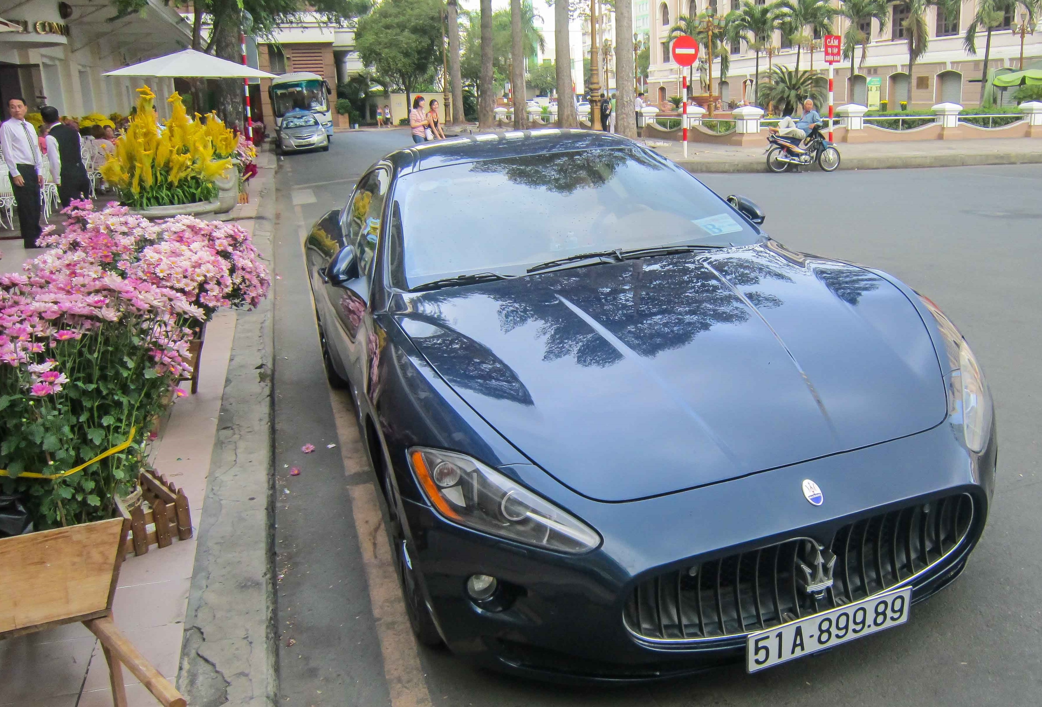 Sieu xe Maserati bien doc cua dai gia Sai Gon di choi Tet hinh anh
