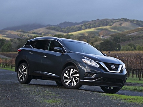 SUV có hai hàng ghế cỡ trung bình (2-Row Midsize SUVs): Nissan Murano.