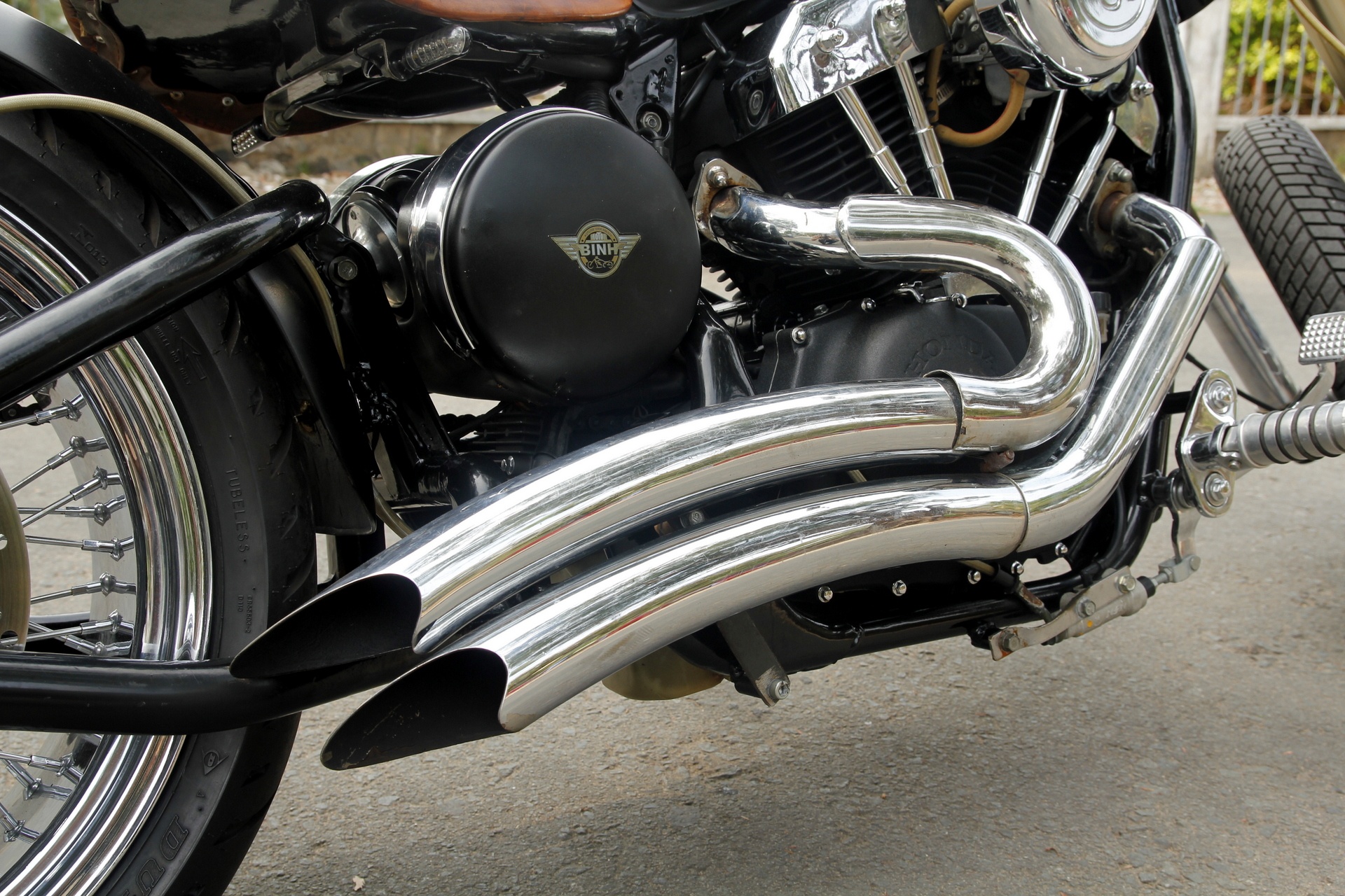 Nghe thu tieng po va kha nang van hanh cua moto tu che 200 trieu hinh anh