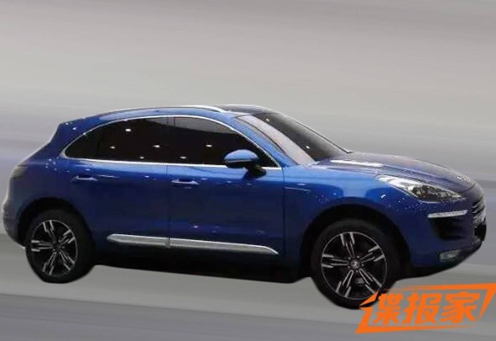 Porsche Macan bi nhai tai Trung Quoc hinh anh