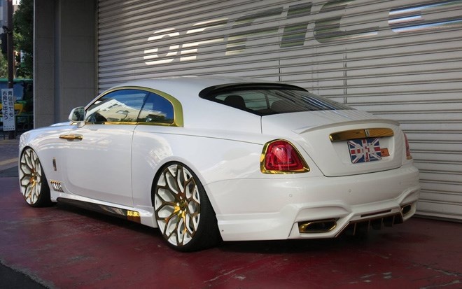 Xe sieu sang Rolls-Royce Wraith ma vang rong hinh anh