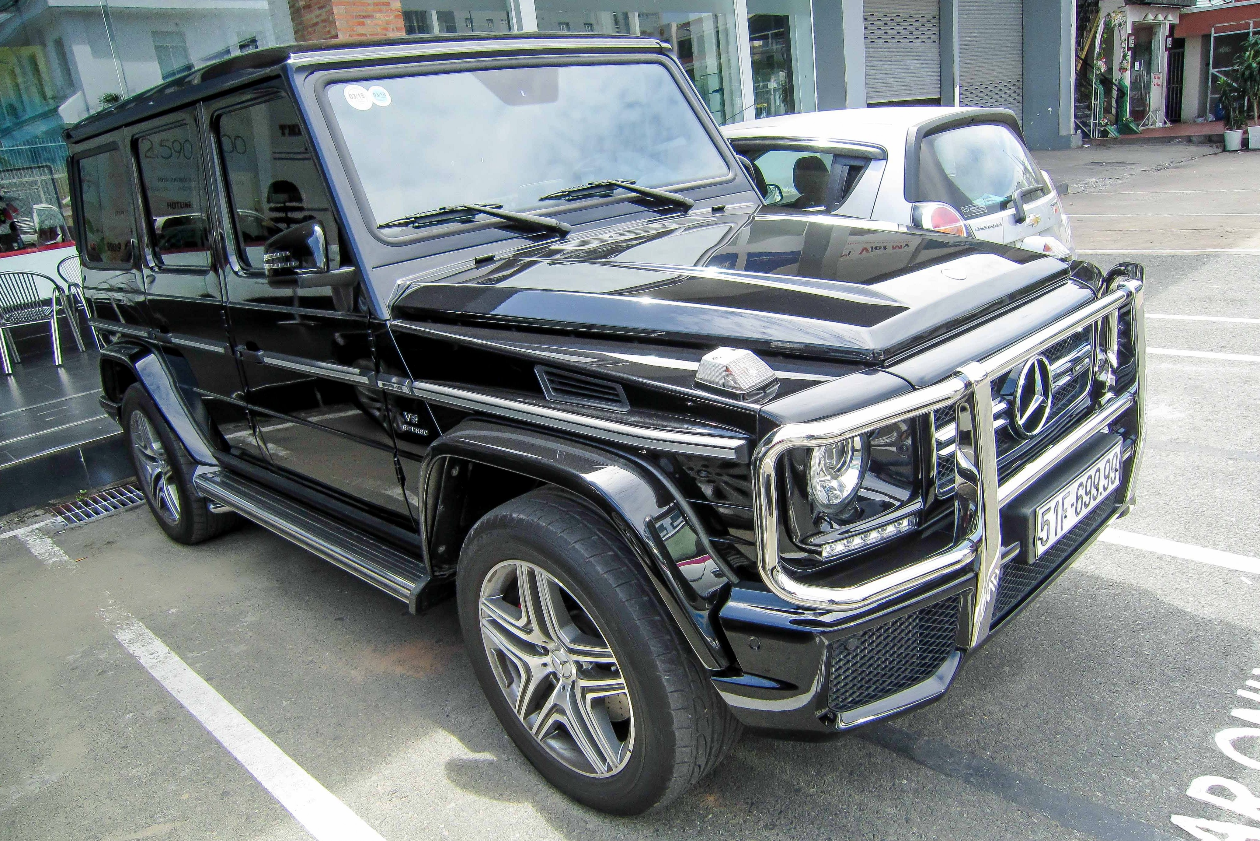 Mercedes G63 gia tren 7 ty, bien dep o Sai Gon hinh anh