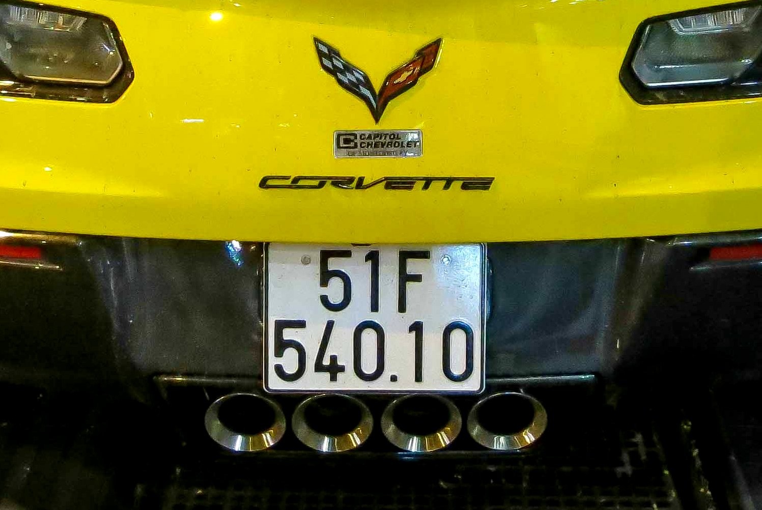 Nghe thu tieng po Chevrolet Corvette Z06 o Sai Gon hinh anh