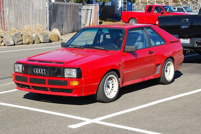  Audi Sport Quattro 1980 là mẫu xe đua đầu tiên sử dụng công nghệ truyền động 4 bánh chủ động, qua đó thống trị các giải đua trong 3 năm liên tiếp sau đó.