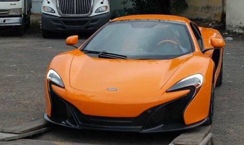 Nghe thu tieng po sieu xe McLaren 650S Spider dau tien VN hinh anh