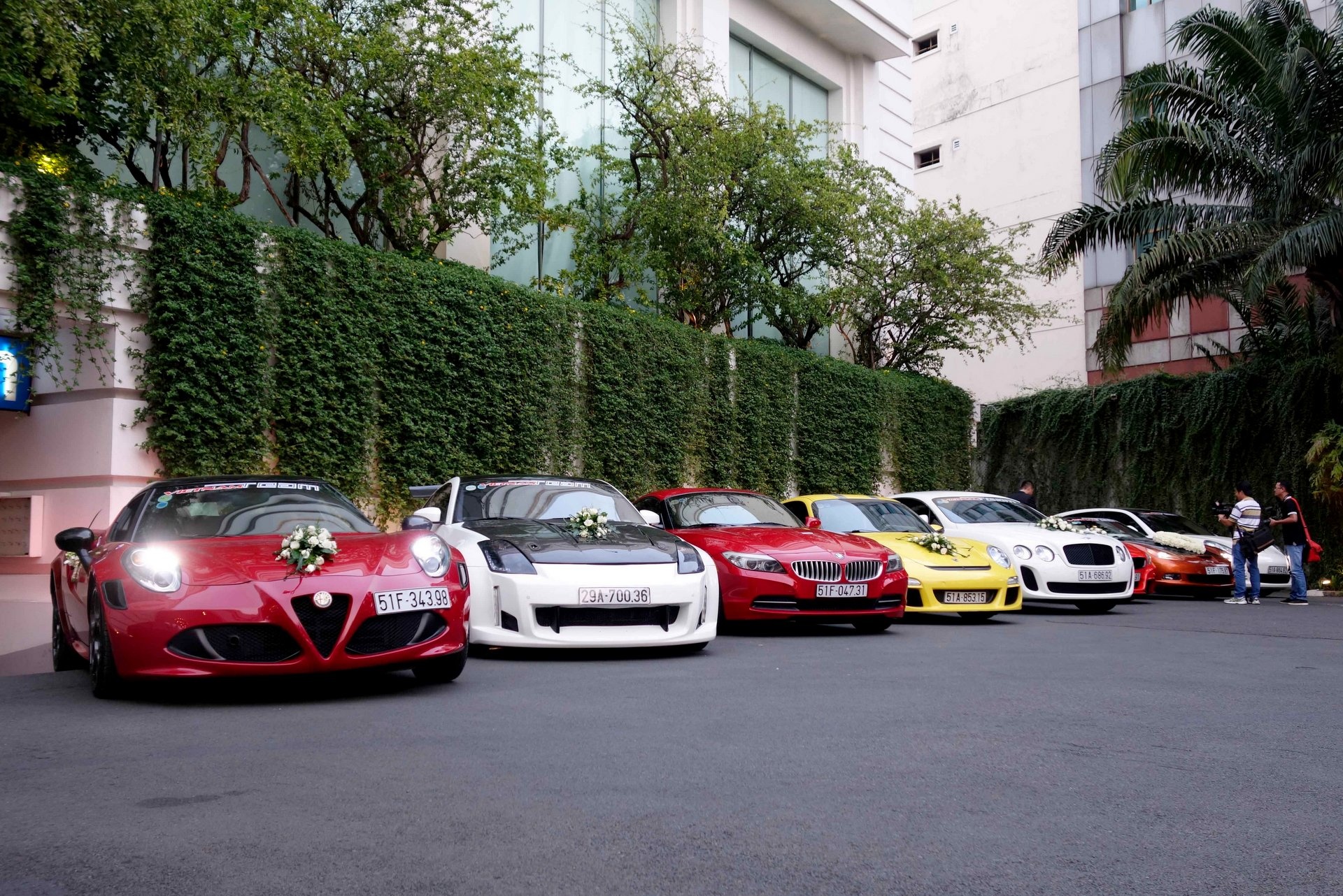 Dan sieu xe du dam cuoi o Sai Gon hinh anh