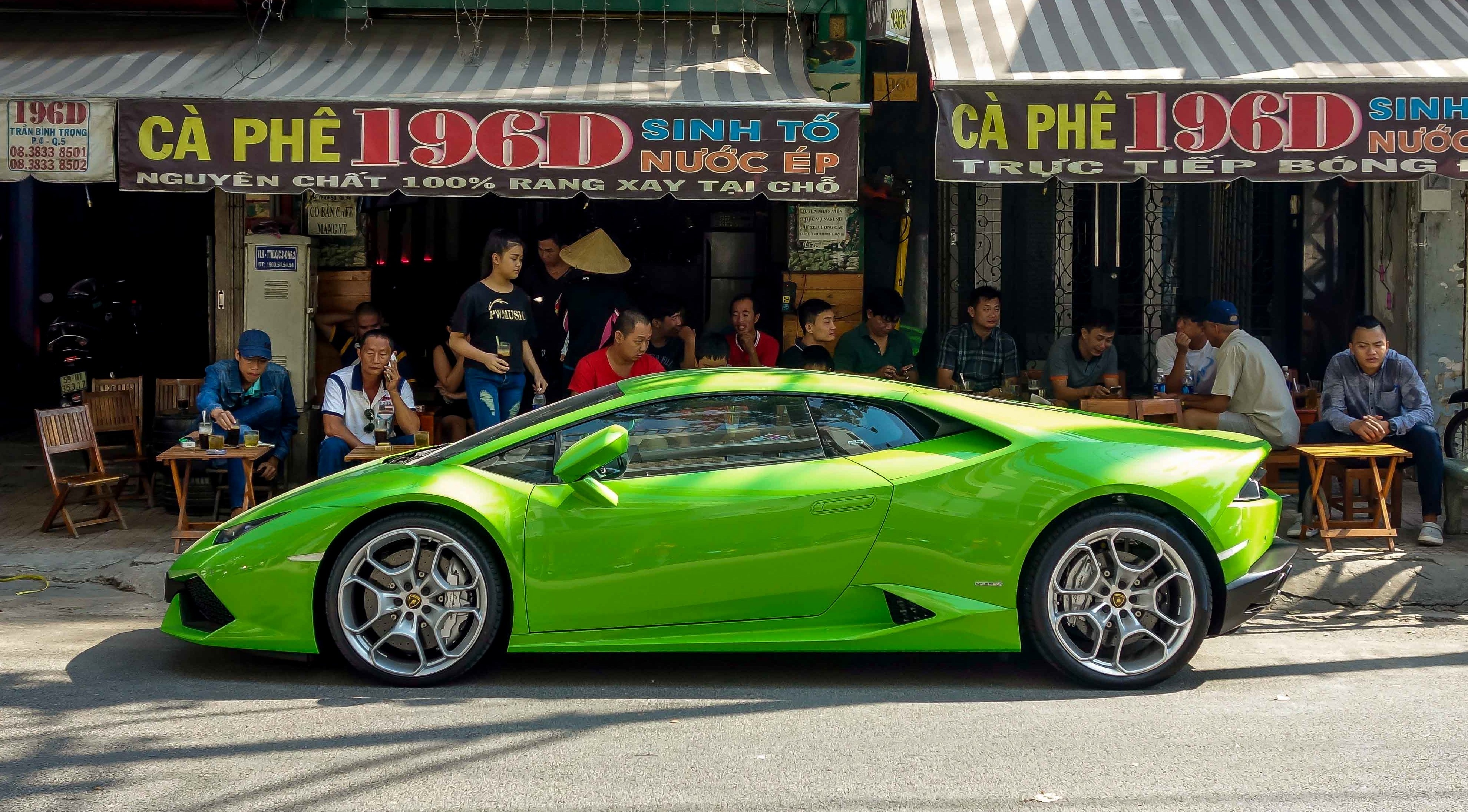 Sieu xe Lamborghini Huracan do ben via he Sai Gon hinh anh