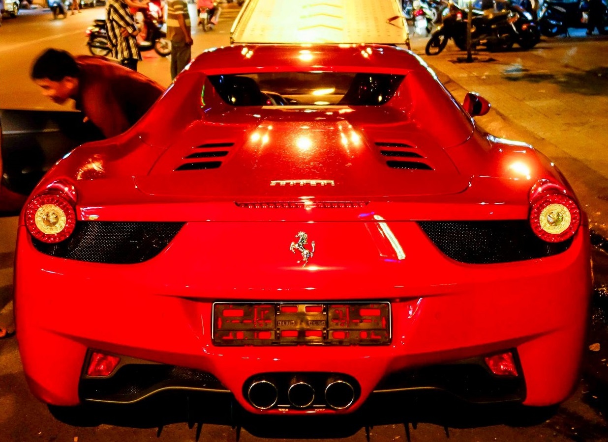 Sieu xe Ferrari 458 Spider dau tien tai Viet Nam hinh anh