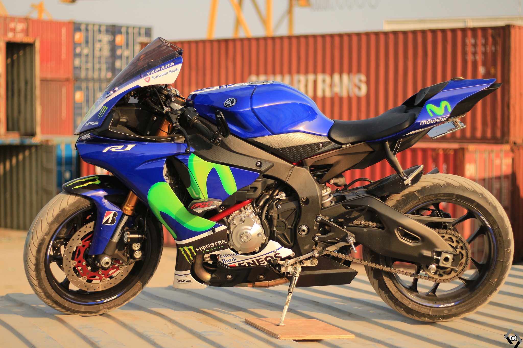 Sieu moto Yamaha R1 do Movistar o Sai Gon hinh anh