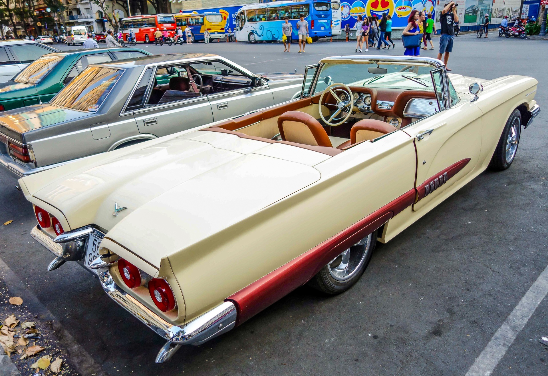 Ford Thunderbird,  xe the thao,  xe co,  xe co Sai Gon,  xe mui tran anh 12