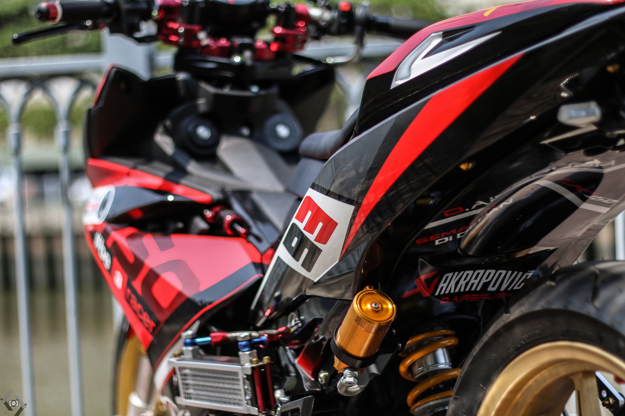 Exciter độ kiểu xe đua ở Sài Gòn ảnh 12 Exciter do kieu xe dua o Sai Gon anh 12