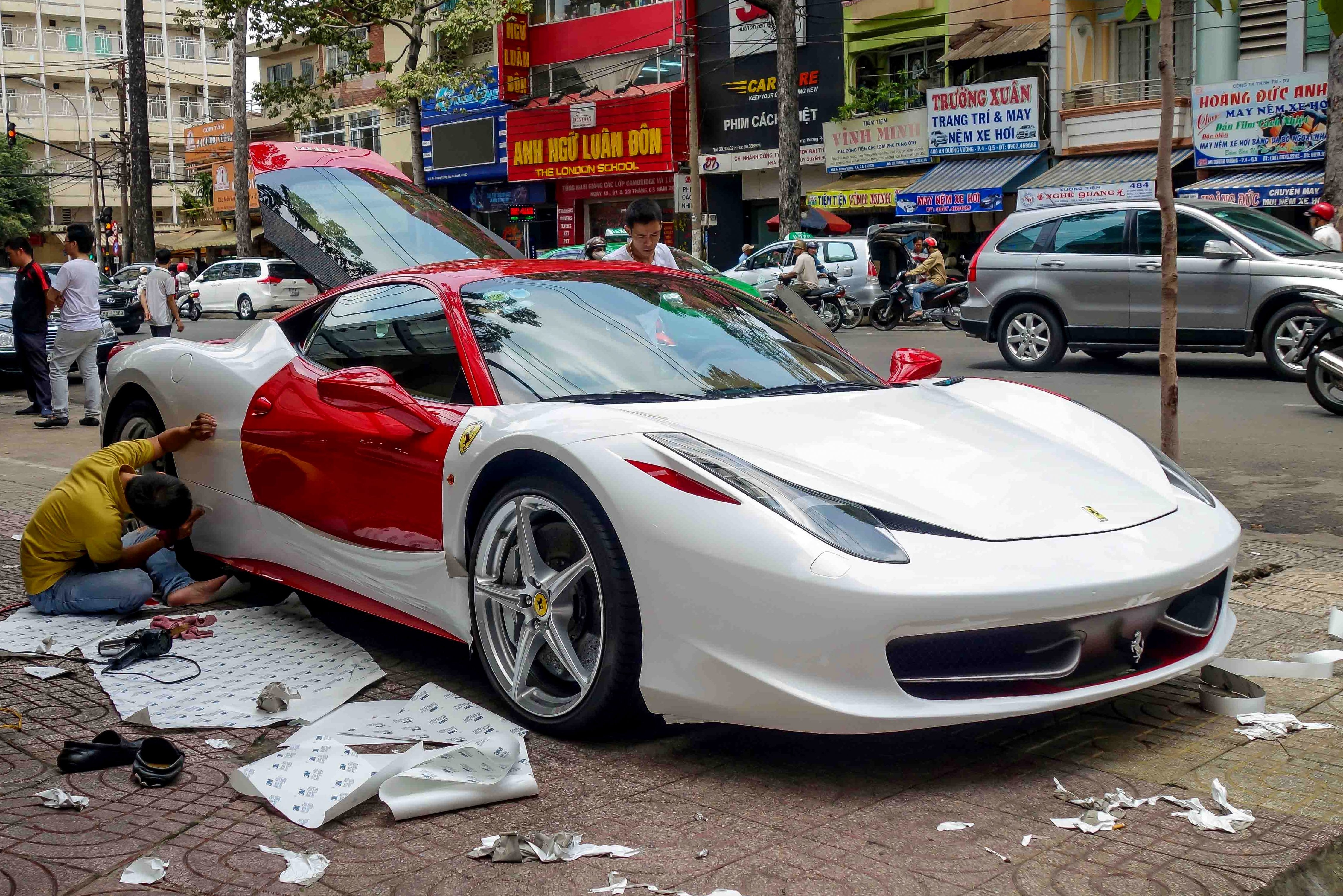 Ferrari 458 Italia cua thieu gia Phan Thanh anh 3