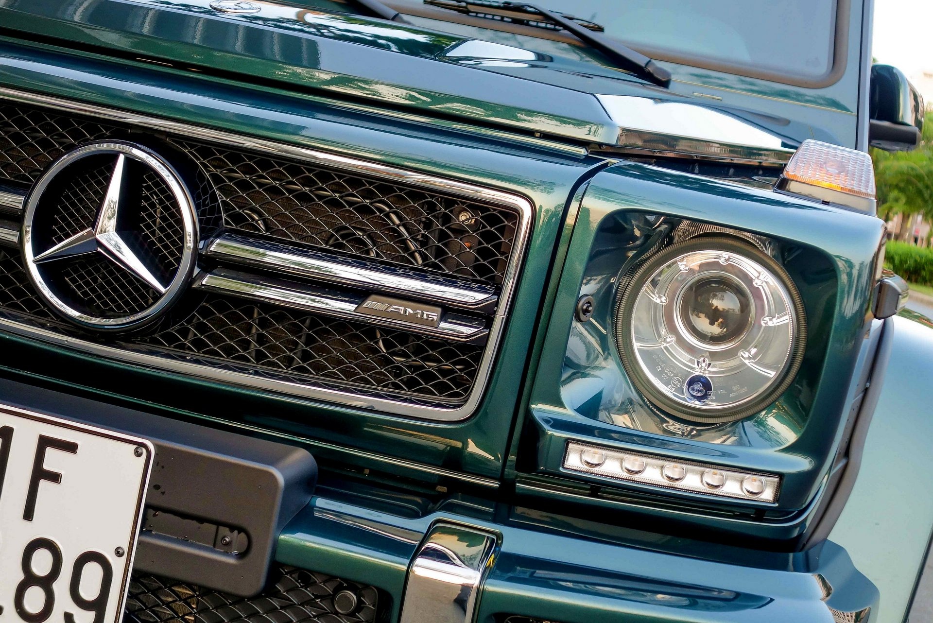 Mercedes G63 AMG màu lạ ở Sài Gòn ảnh 3 Mercedes G63 AMG mau la o Sai Gon anh 3