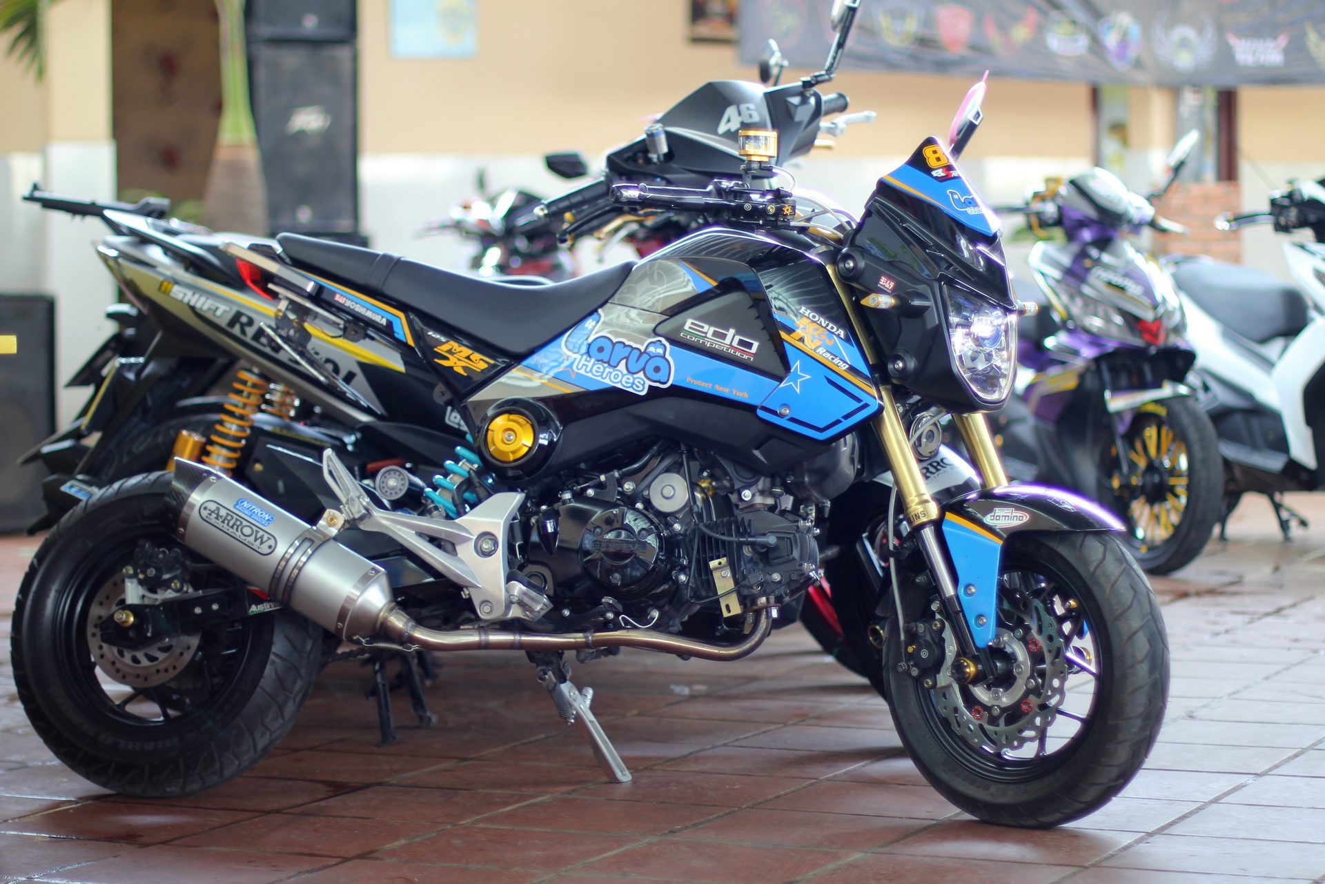 Dan xe do cua biker Sai Gon tap trung hinh anh