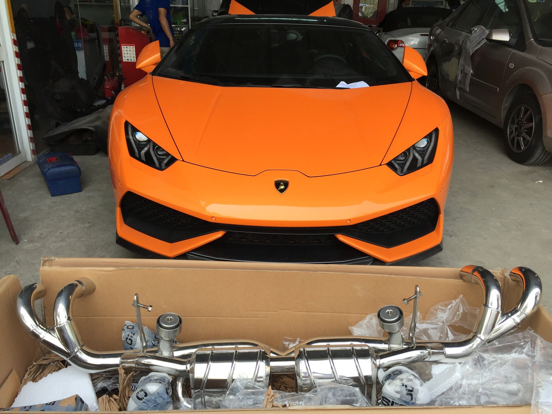 Lamborghini Huracan do po o Da Nang anh 1