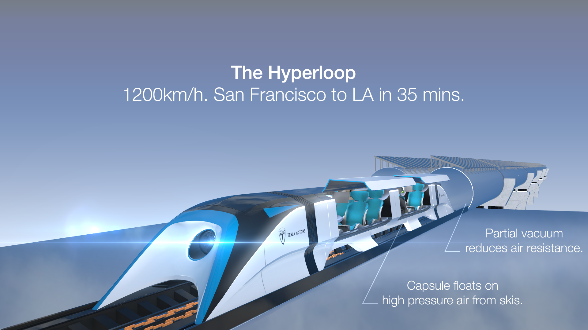 Hyperloop của tỷ phú Elon Musk ảnh 3 Hyperloop cua ty phu Elon Musk anh 3