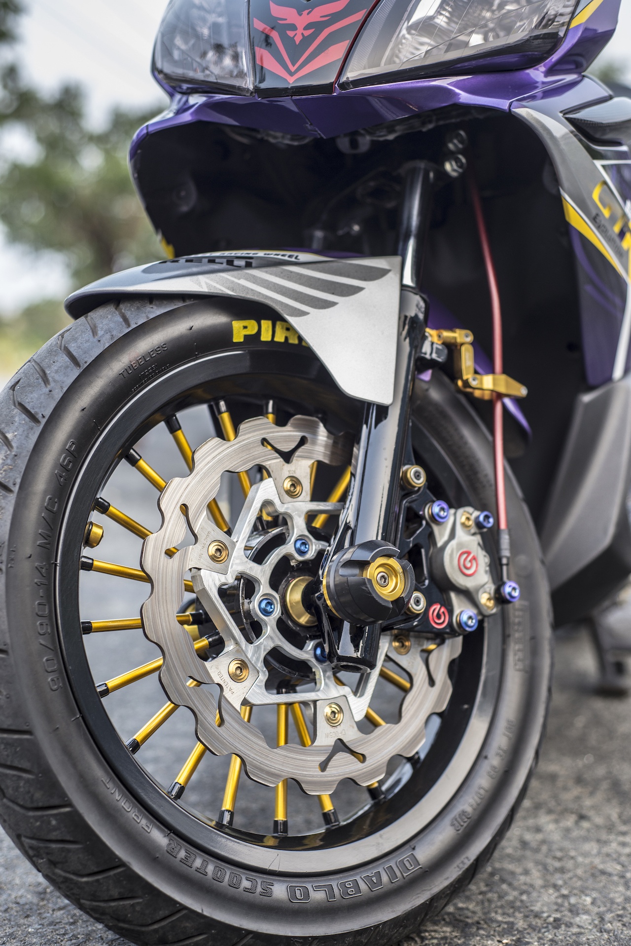 Honda Air Blade độ  ảnh 5 Honda Air Blade do anh 5