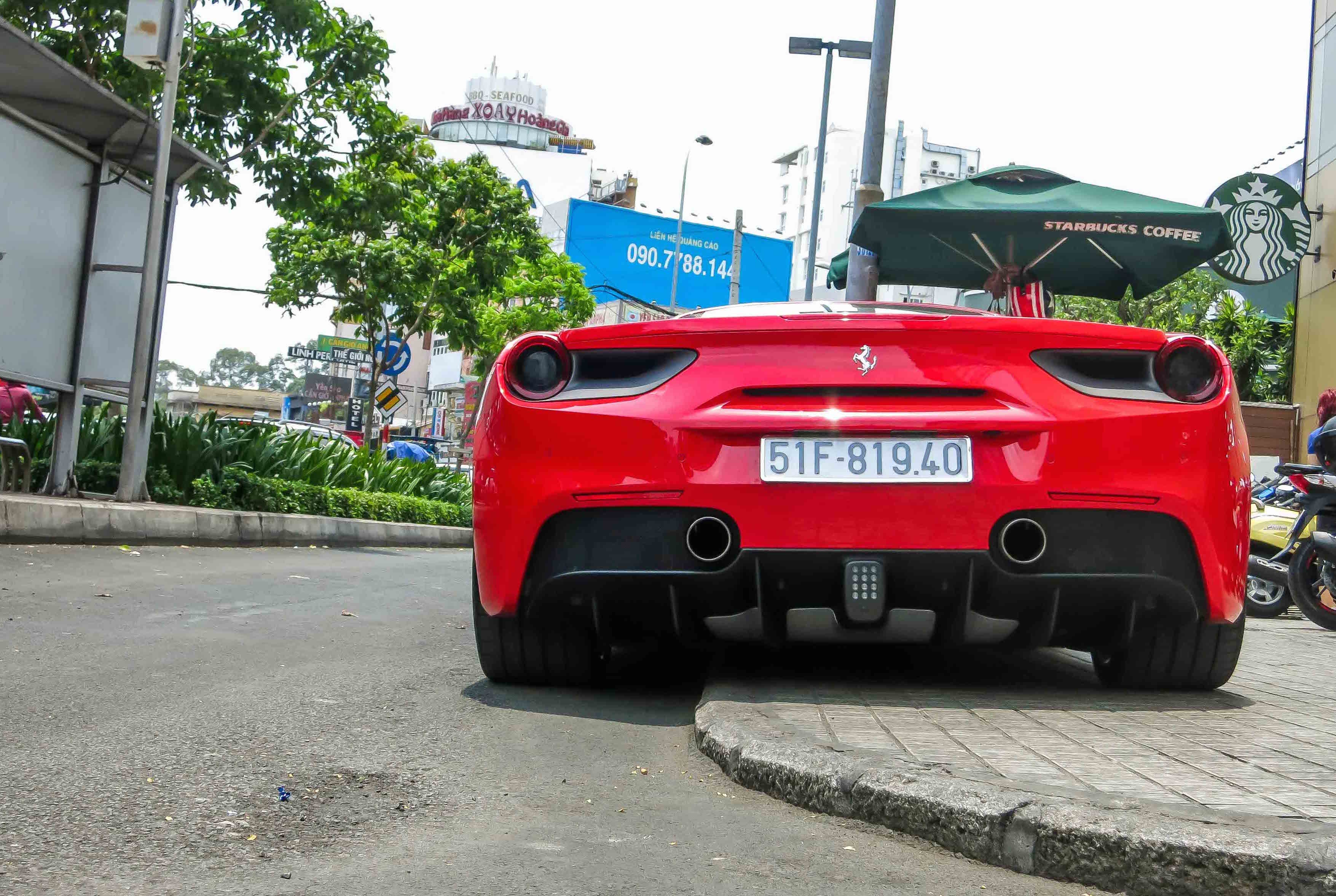 Sieu xe Ferrari 488 Sai Gon anh 6