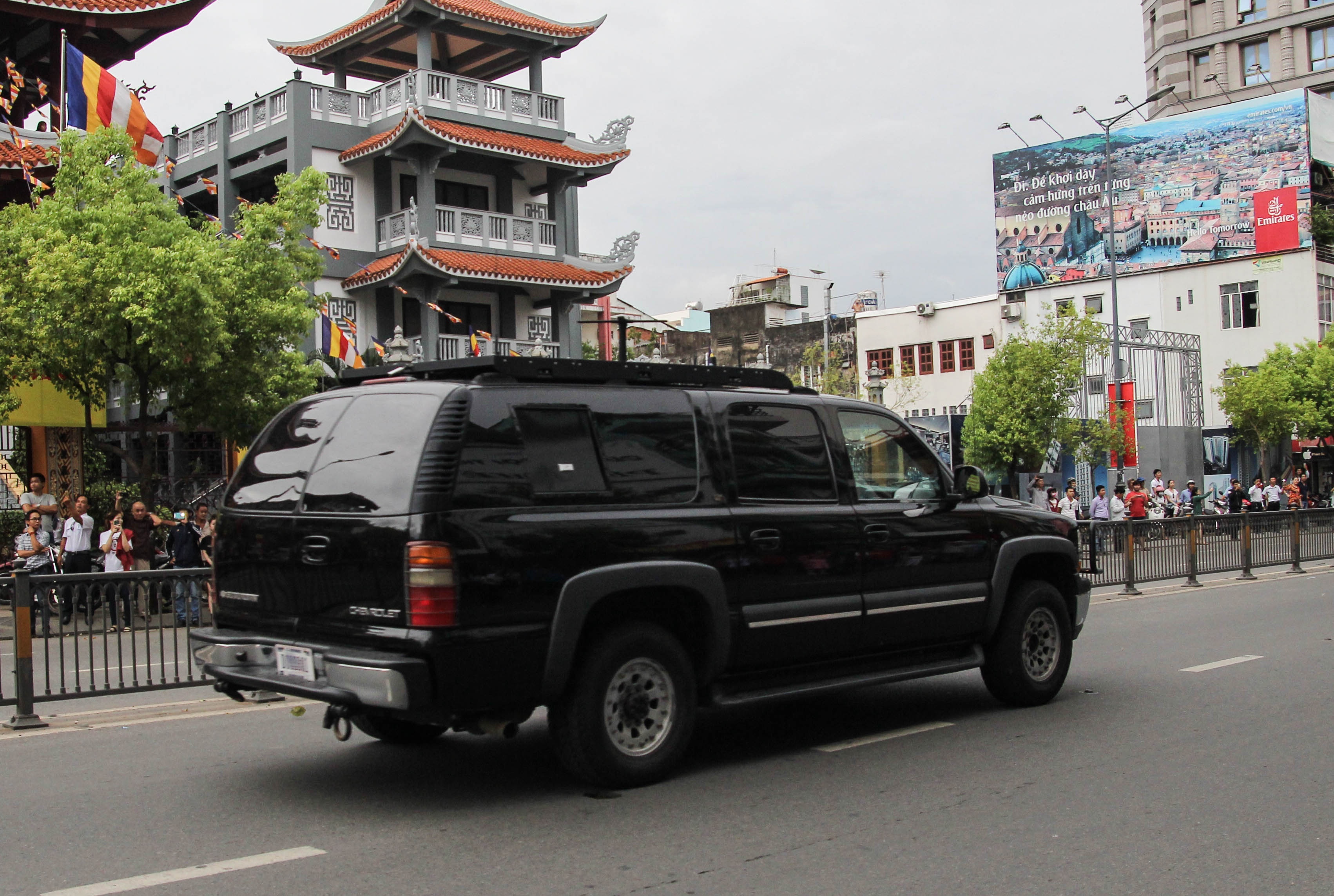 Đoàn xe tổng thống Obama ở Sài Gòn ảnh 10 Doan xe tong thong Obama o Sai Gon anh 10