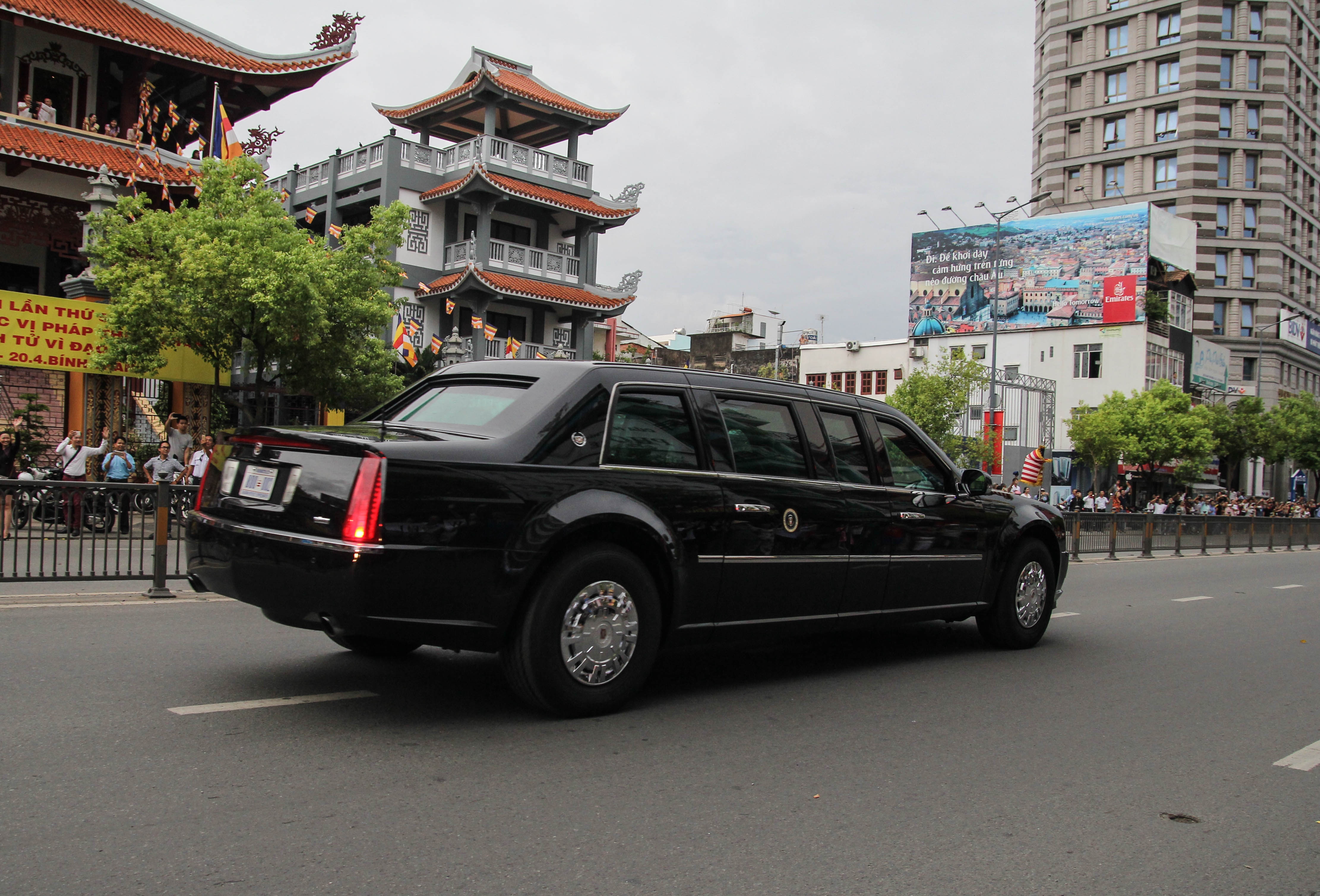 Đoàn xe tổng thống Obama ở Sài Gòn ảnh 12 Doan xe tong thong Obama o Sai Gon anh 12