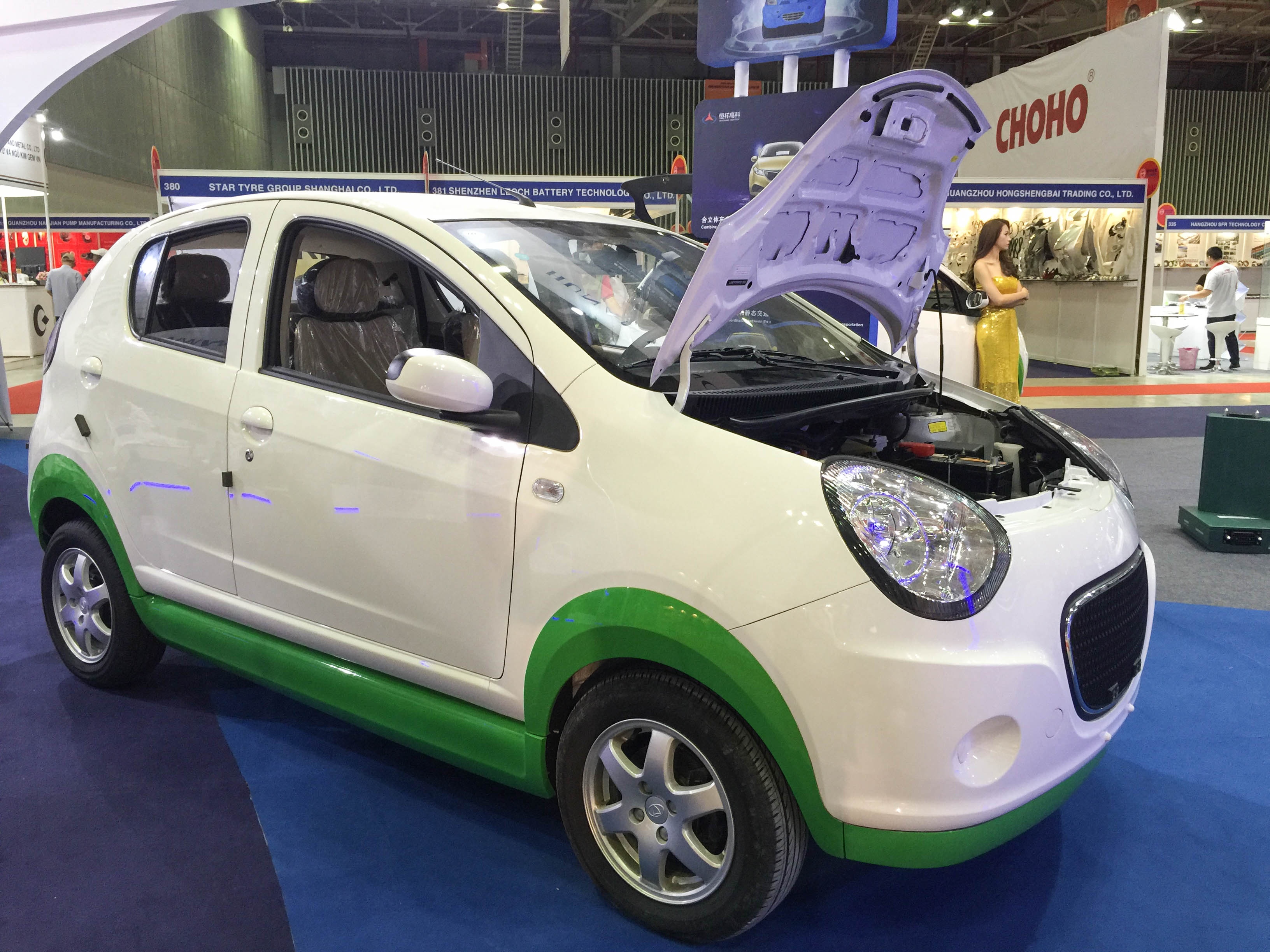 Xe oto dien Trung Quoc gia tren 500 trieu den Viet Nam hinh anh