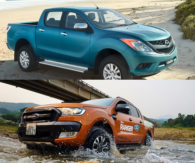 Mazda BT-50 va Ford Ranger: Mau ban tai nao dang chon? hinh anh