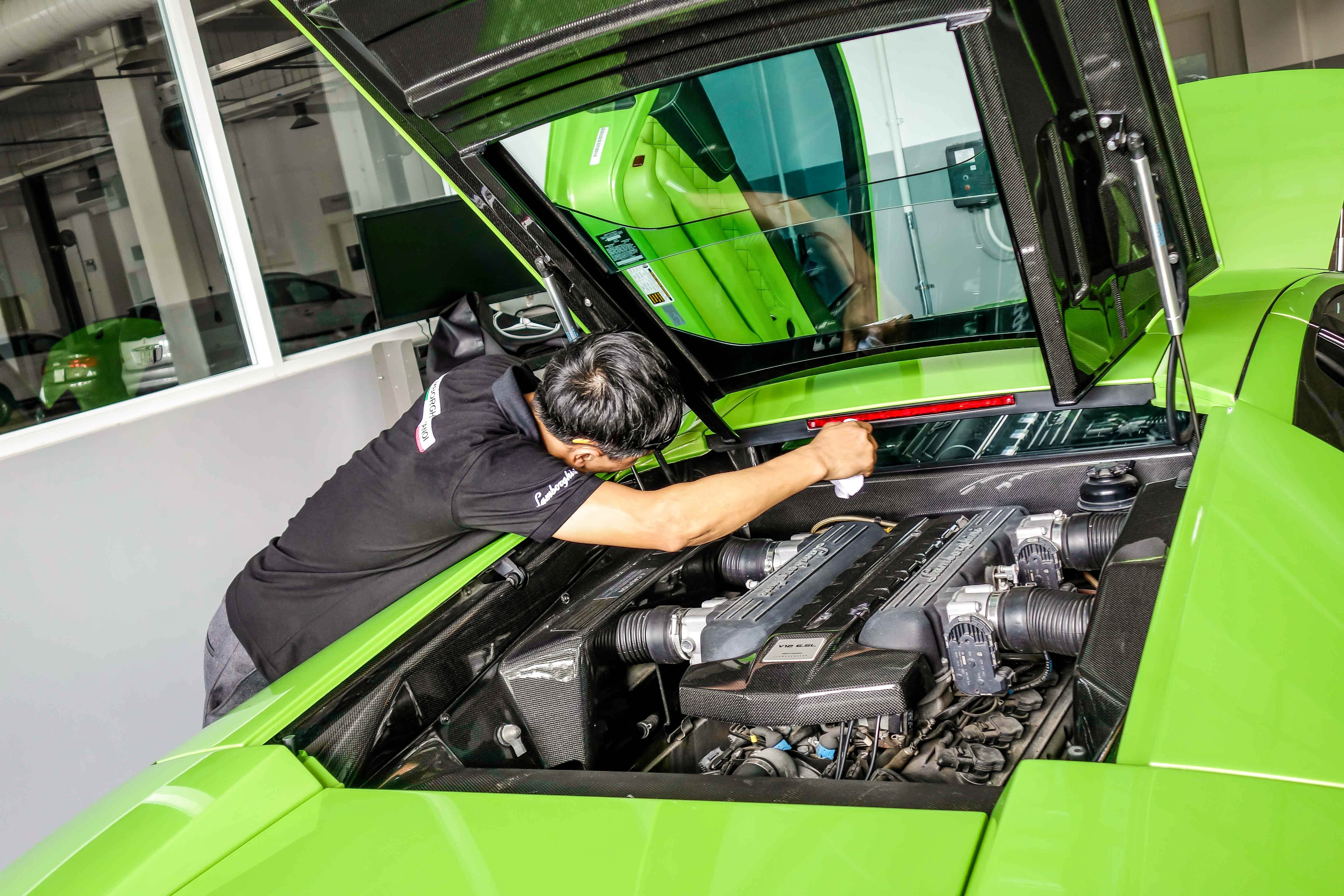 Sua chua sieu xe Lamborghini o Viet Nam anh 7