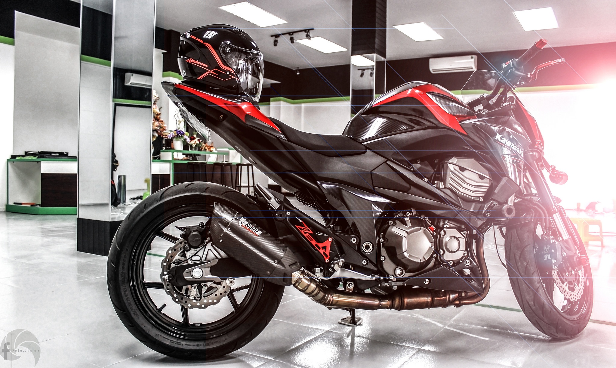 Kawasaki Z800 độ ở Sài Gòn ảnh 3 Kawasaki Z800 do o Sai Gon anh 3