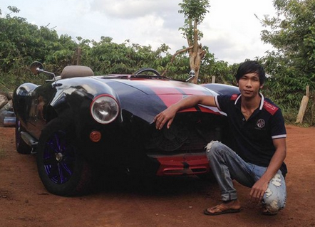 Thanh nien Dak Nong tu che xe the thao hinh anh